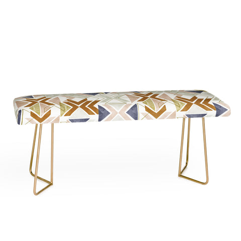 Marta Barragan Camarasa Modern geometric boho 3S Bench