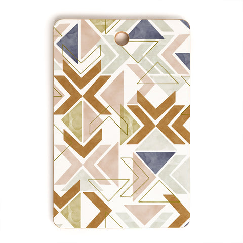 Marta Barragan Camarasa Modern geometric boho 3S Cutting Board Rectangle