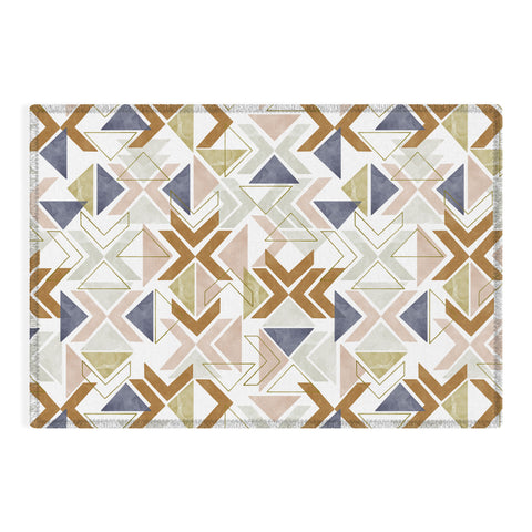Marta Barragan Camarasa Modern geometric boho 3S Outdoor Rug
