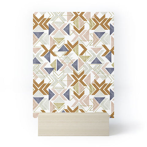 Marta Barragan Camarasa Modern geometric boho 3S Mini Art Print