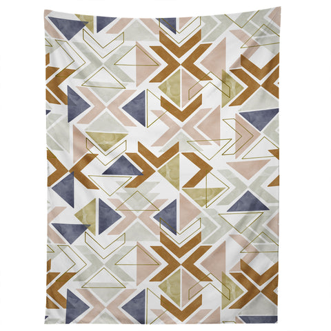 Marta Barragan Camarasa Modern geometric boho 3S Tapestry