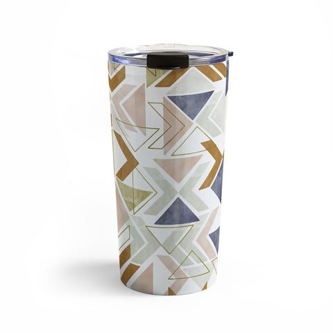 Marta Barragan Camarasa Modern geometric boho 3S Travel Mug