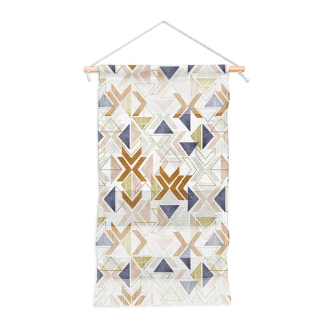 Marta Barragan Camarasa Modern geometric boho 3S Wall Hanging Portrait