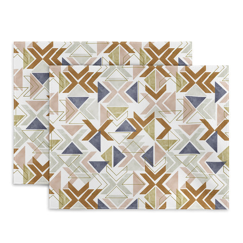 Marta Barragan Camarasa Modern geometric boho 3S Placemat