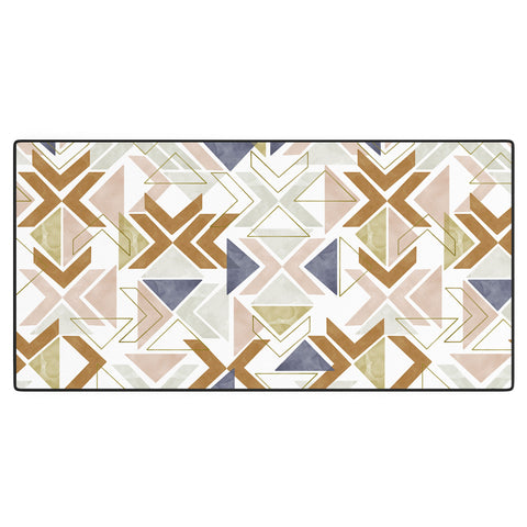 Marta Barragan Camarasa Modern geometric boho 3S Desk Mat