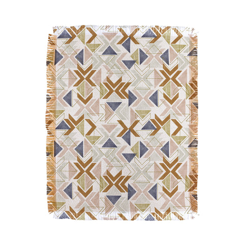 Marta Barragan Camarasa Modern geometric boho 3S Throw Blanket