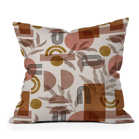 Marta Barragan Camarasa Modern geometric pattern Outdoor Throw Pillow