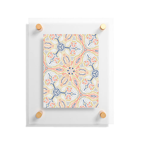 Marta Barragan Camarasa Modern mosaic mandalas Floating Acrylic Print
