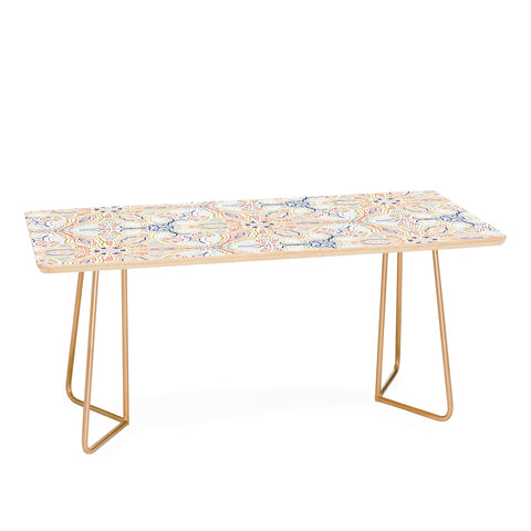 Marta Barragan Camarasa Modern mosaic mandalas Coffee Table
