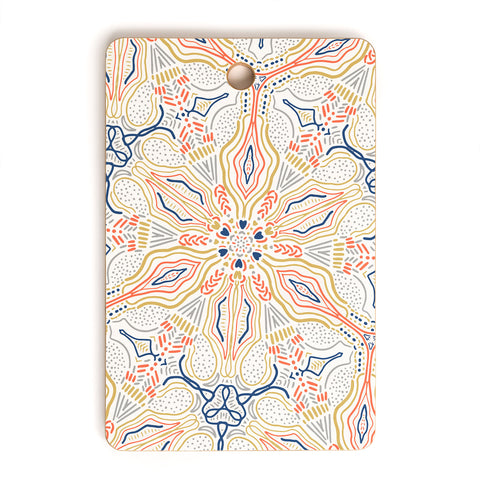 Marta Barragan Camarasa Modern mosaic mandalas Cutting Board Rectangle