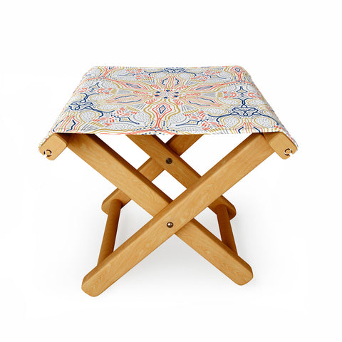 Marta Barragan Camarasa Modern mosaic mandalas Folding Stool