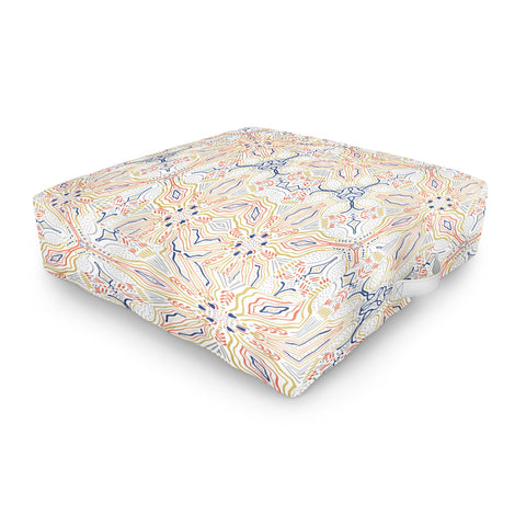 Marta Barragan Camarasa Modern mosaic mandalas Outdoor Floor Cushion