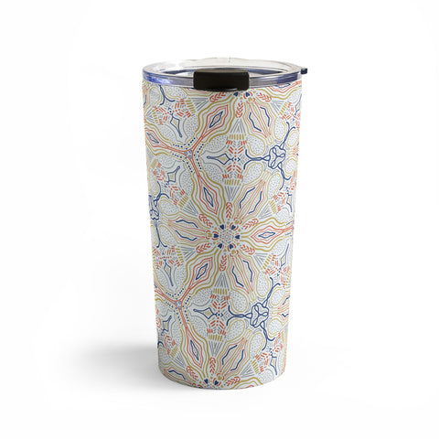 Marta Barragan Camarasa Modern mosaic mandalas Travel Mug