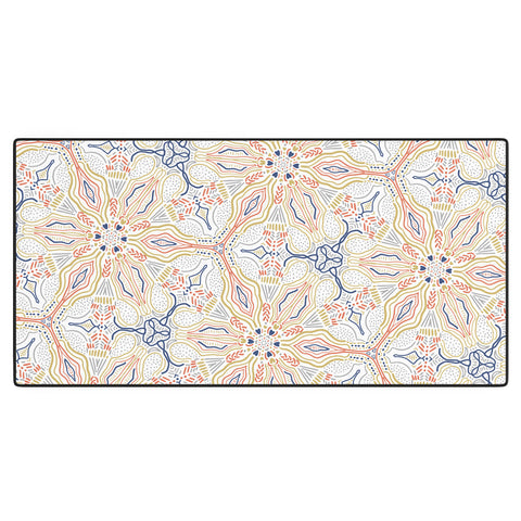Marta Barragan Camarasa Modern mosaic mandalas Desk Mat