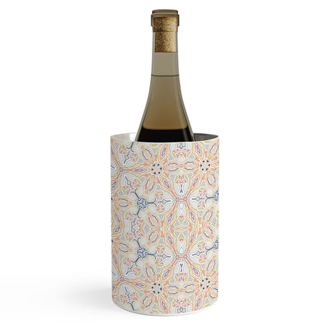 Marta Barragan Camarasa Modern mosaic mandalas Wine Chiller