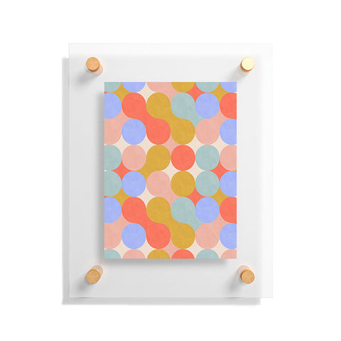 Marta Barragan Camarasa Modern mosaic retro CF2 Floating Acrylic Print