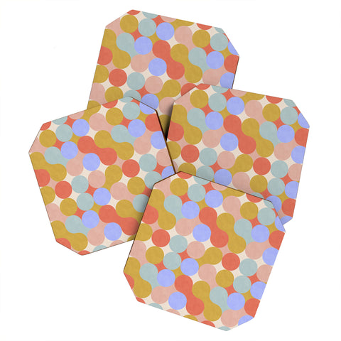 Marta Barragan Camarasa Modern mosaic retro CF2 Coaster Set