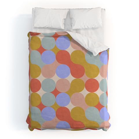 Marta Barragan Camarasa Modern mosaic retro CF2 Duvet Cover