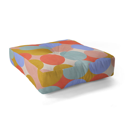 Marta Barragan Camarasa Modern mosaic retro CF2 Floor Pillow Square