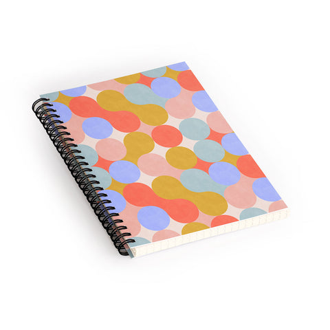 Marta Barragan Camarasa Modern mosaic retro CF2 Spiral Notebook