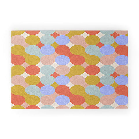 Marta Barragan Camarasa Modern mosaic retro CF2 Welcome Mat