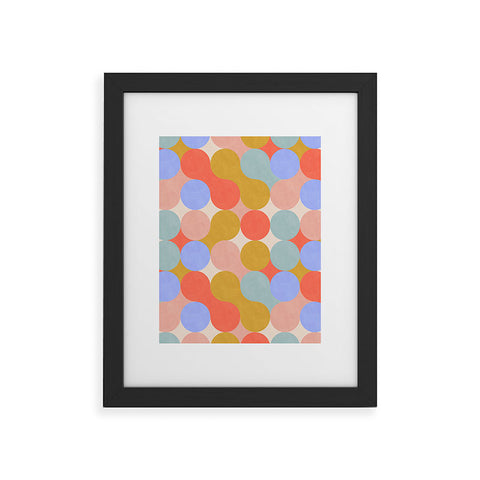 Marta Barragan Camarasa Modern mosaic retro CF2 Framed Art Print