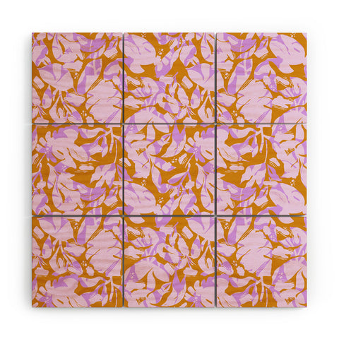 Marta Barragan Camarasa Modern nature plants SPM Wood Wall Mural