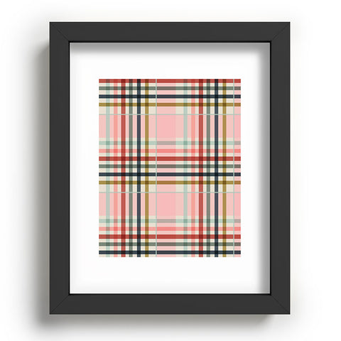 Marta Barragan Camarasa Modern pastel grid Recessed Framing Rectangle
