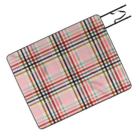 Marta Barragan Camarasa Modern pastel grid Picnic Blanket