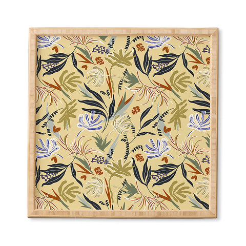 Marta Barragan Camarasa Modern tropical nature 3B Framed Wall Art