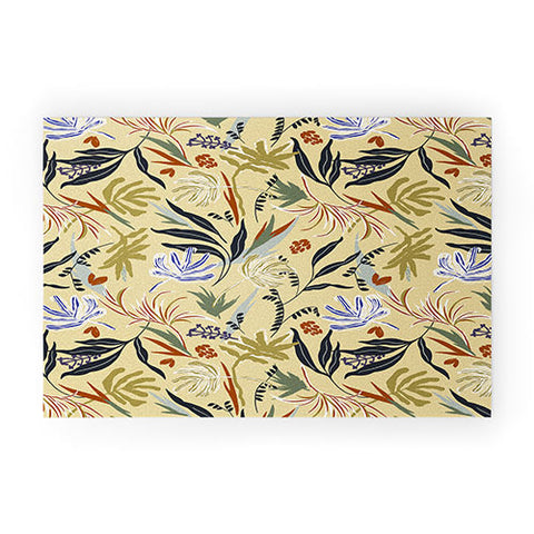 Marta Barragan Camarasa Modern tropical nature 3B Welcome Mat