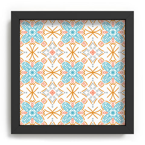 Marta Barragan Camarasa Mosaic boho desert colors D Recessed Framing Square