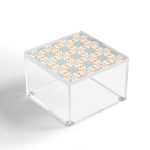 Marta Barragan Camarasa Mosaic boho desert colors D Acrylic Box