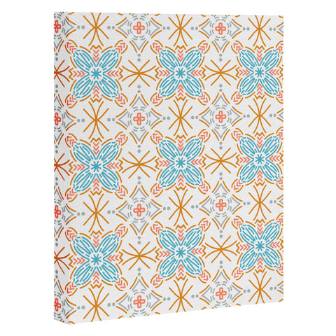 Marta Barragan Camarasa Mosaic boho desert colors D Art Canvas