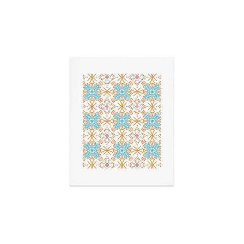 Marta Barragan Camarasa Mosaic boho desert colors D Art Print