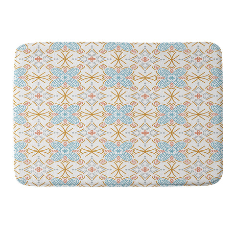 Marta Barragan Camarasa Mosaic boho desert colors D Memory Foam Bath Mat