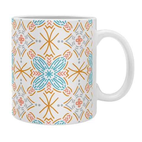 Marta Barragan Camarasa Mosaic boho desert colors D Coffee Mug