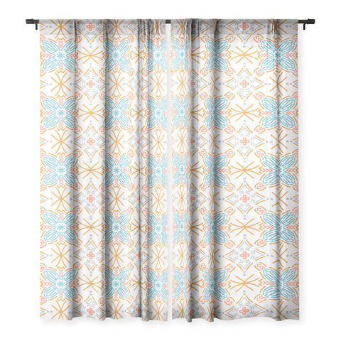 Marta Barragan Camarasa Mosaic boho desert colors D Sheer Non Repeat