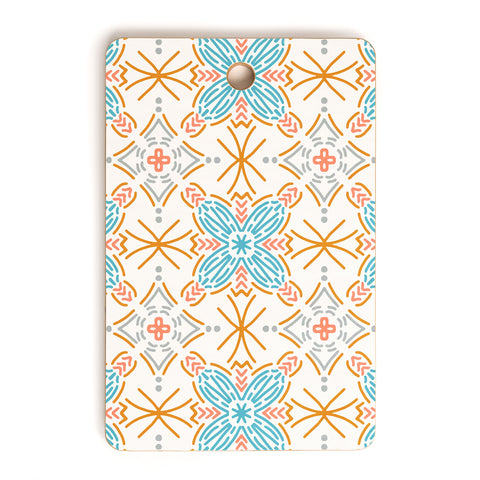 Marta Barragan Camarasa Mosaic boho desert colors D Cutting Board Rectangle