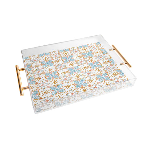 Marta Barragan Camarasa Mosaic boho desert colors D Acrylic Tray