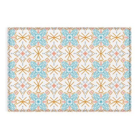 Marta Barragan Camarasa Mosaic boho desert colors D Outdoor Rug