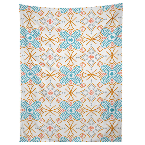 Marta Barragan Camarasa Mosaic boho desert colors D Tapestry