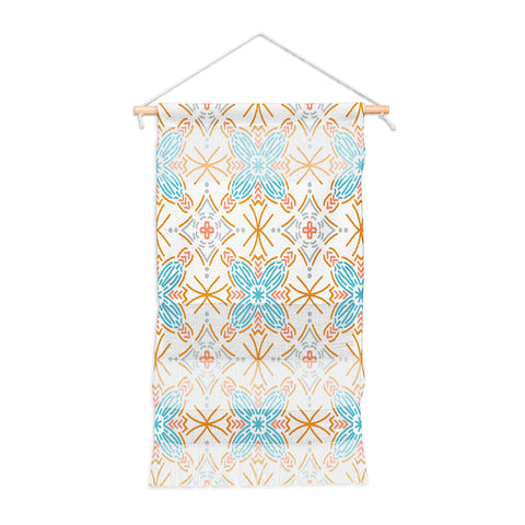 Marta Barragan Camarasa Mosaic boho desert colors D Wall Hanging Portrait