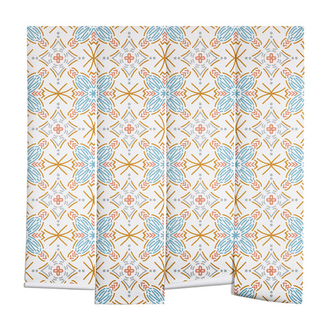 Marta Barragan Camarasa Mosaic boho desert colors D Wall Mural