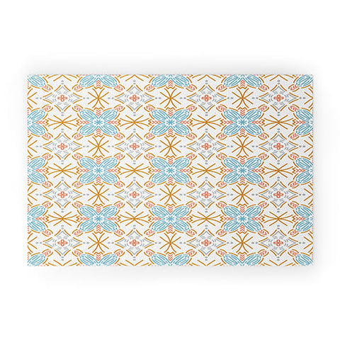 Marta Barragan Camarasa Mosaic boho desert colors D Welcome Mat