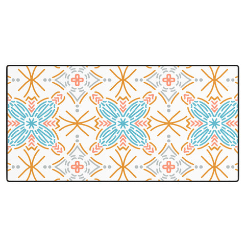 Marta Barragan Camarasa Mosaic boho desert colors D Desk Mat