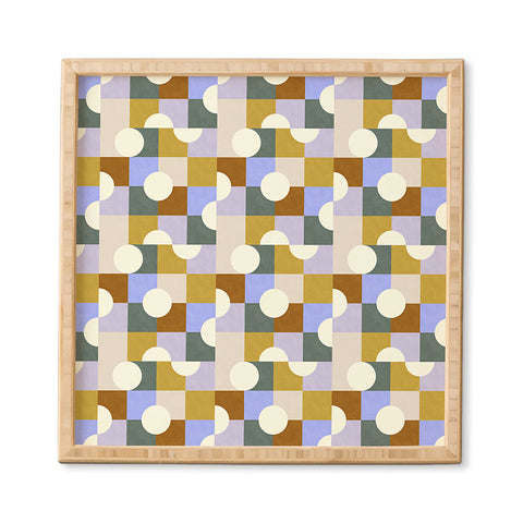 Marta Barragan Camarasa Mosaic geometric forms DP Framed Wall Art