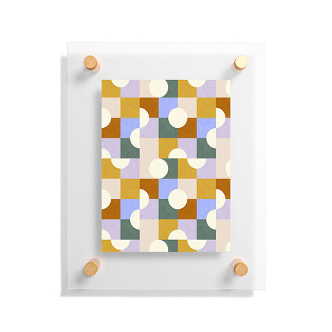 Marta Barragan Camarasa Mosaic geometric forms DP Floating Acrylic Print