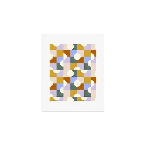 Marta Barragan Camarasa Mosaic geometric forms DP Art Print