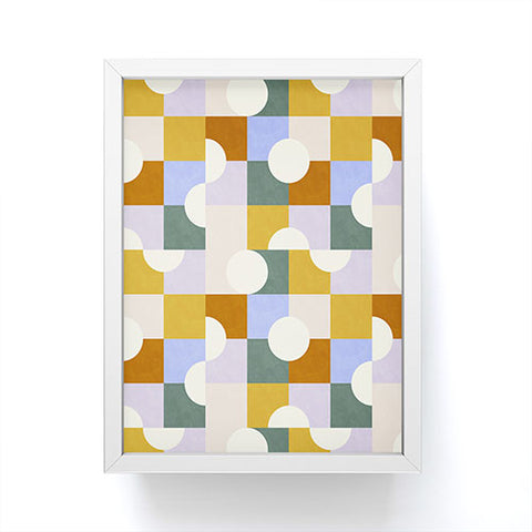 Marta Barragan Camarasa Mosaic geometric forms DP Framed Mini Art Print